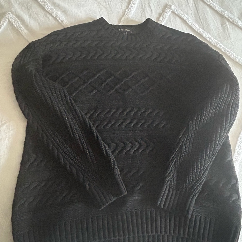 Banana Republic Black Cable Knit